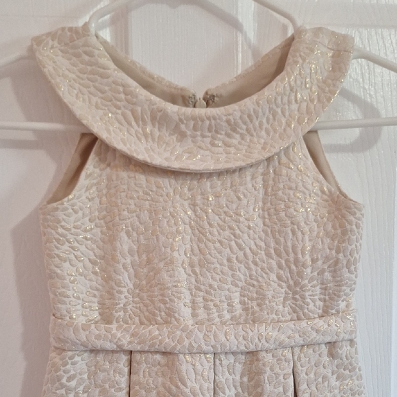 Us Angels Shimmering Cream Formal Dress - Picture 2 of 5